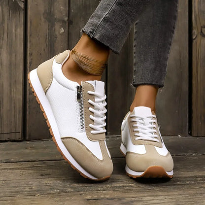 Comfort Lace Up Flat Women's Sneakers