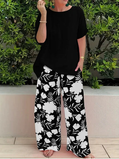 Elegant Wide-Leg Set