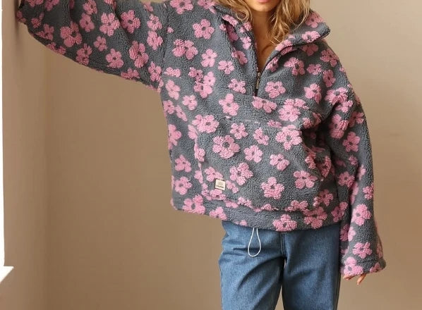 Cozy Zipper Fleece Winter Top