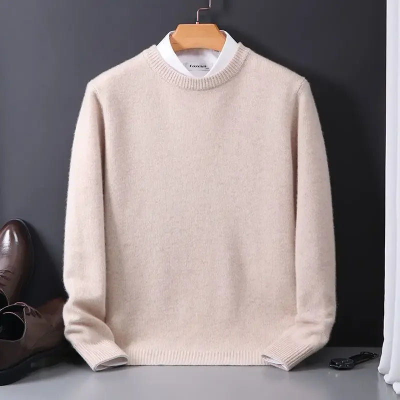 Men's Warm Cashmere Knit Sweater