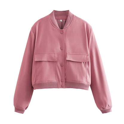 Urban Bloom Pocket Bomber Jacket