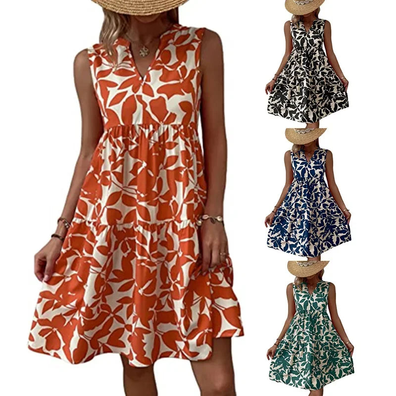 Boho Bliss Ruffle Mini Dress