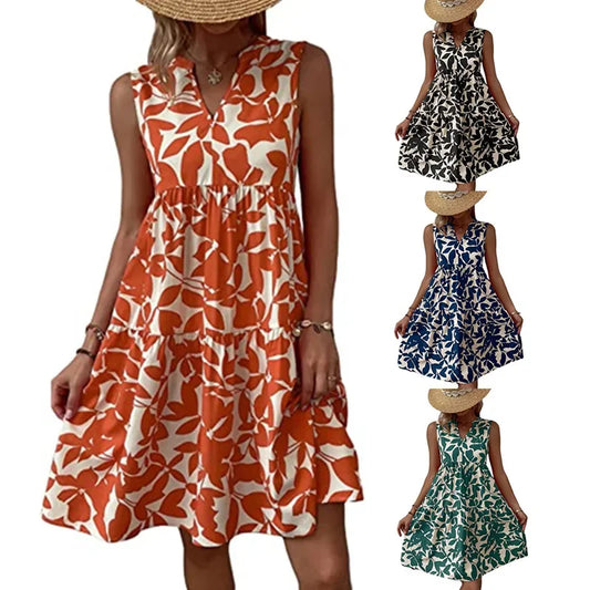 Boho Bliss Ruffle Mini Dress