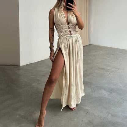 Sunbraid Elegance Off-Shoulder Dress