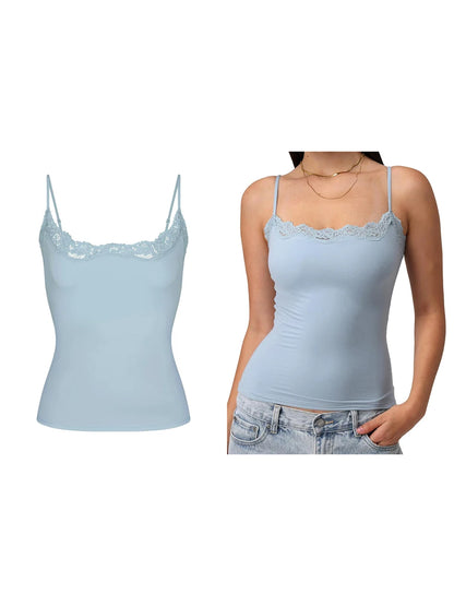 Lace Trim Slim Fit Camisole