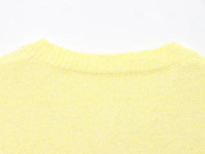 SunMuse Elegant Knit Button Cardigan