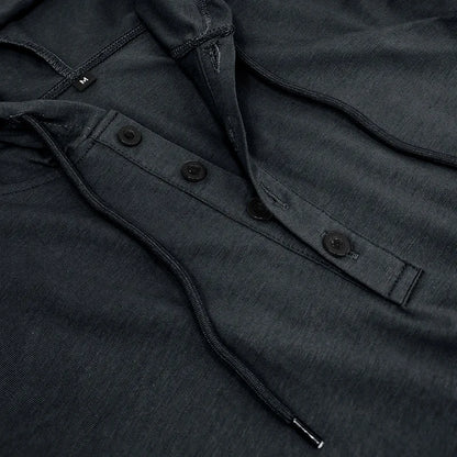 BreezeFit Hooded Henley Tee