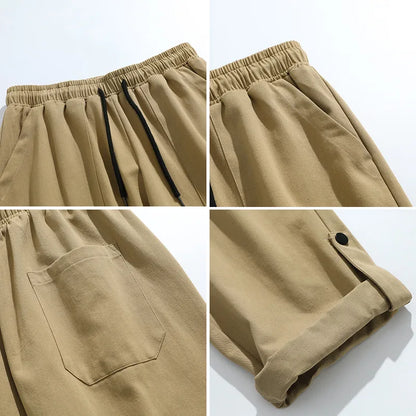 Men’s Cotton Straight Cargo Pants