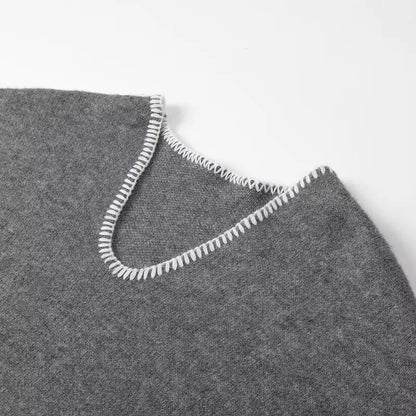 Retro Ease V-Neck Knit Jumper