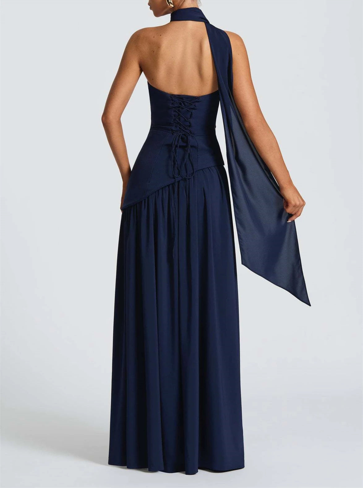 Midnight Charm Strapless Party Dress