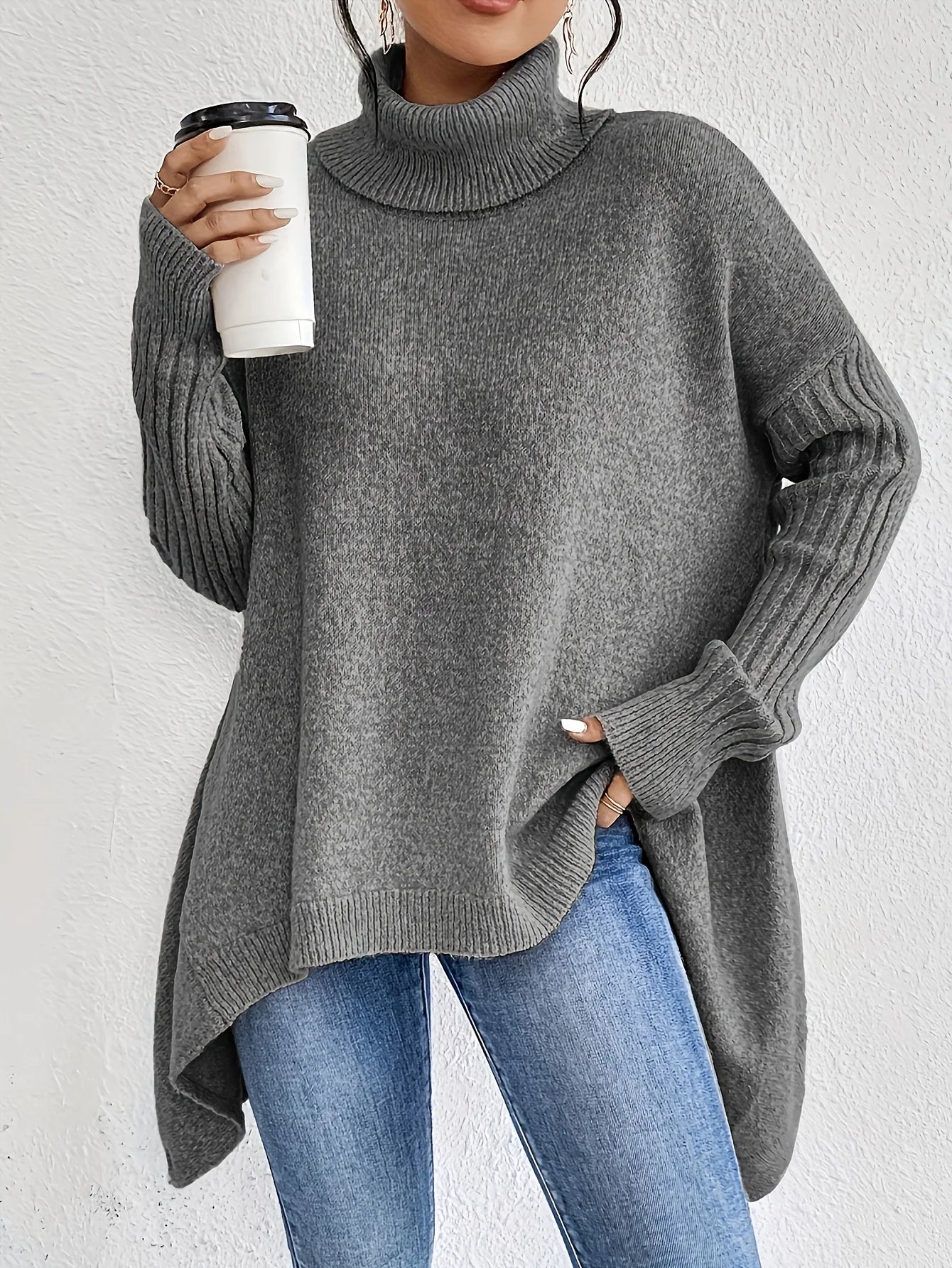 Casual Drop-Shoulder Sweater
