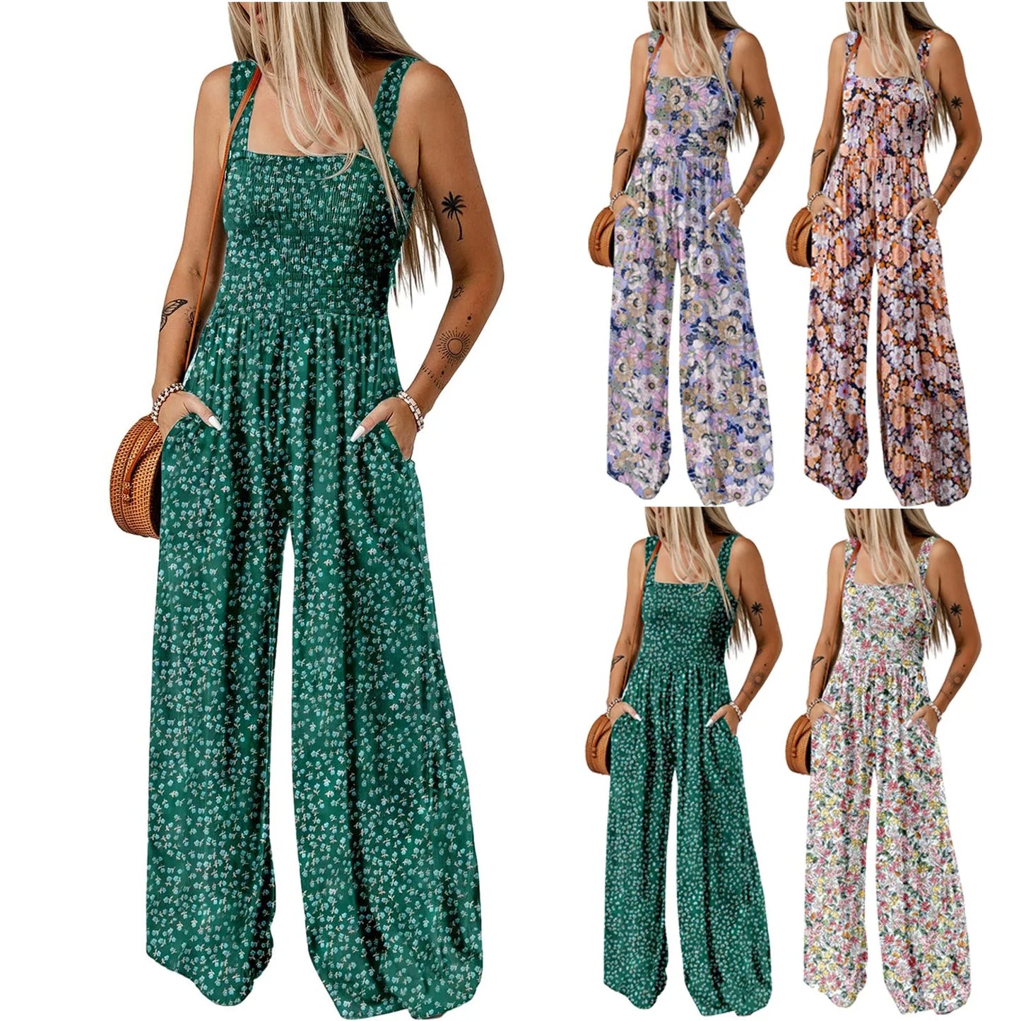 Boho Breeze Wide-Leg Jumpsuit
