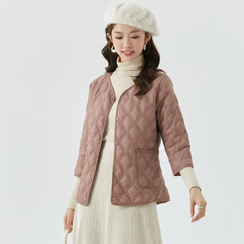 SoftNest Cropped Cotton Padded Jacket