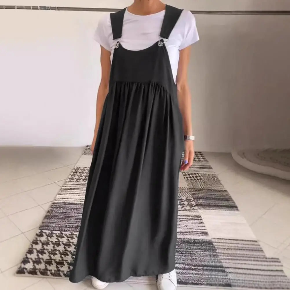 Flowy Linen Sleeveless Dress & Skirt