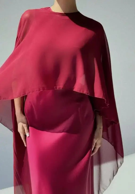 Vintage Charm Batwing Evening Set