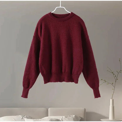 O-Neck Long Sleeve Outfit