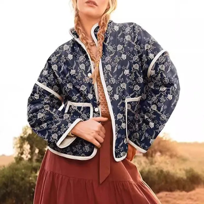Boho Blossom Padded Jacket