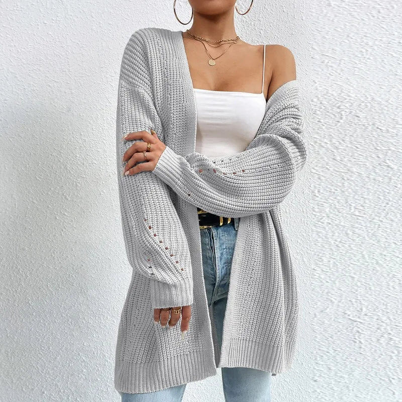 Luxe Ease Long Summer Knit Cardigan