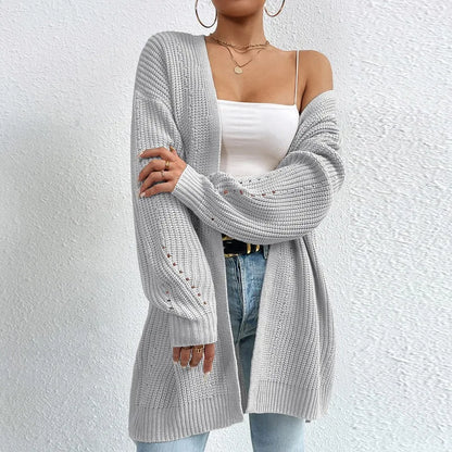 Luxe Ease Long Summer Knit Cardigan