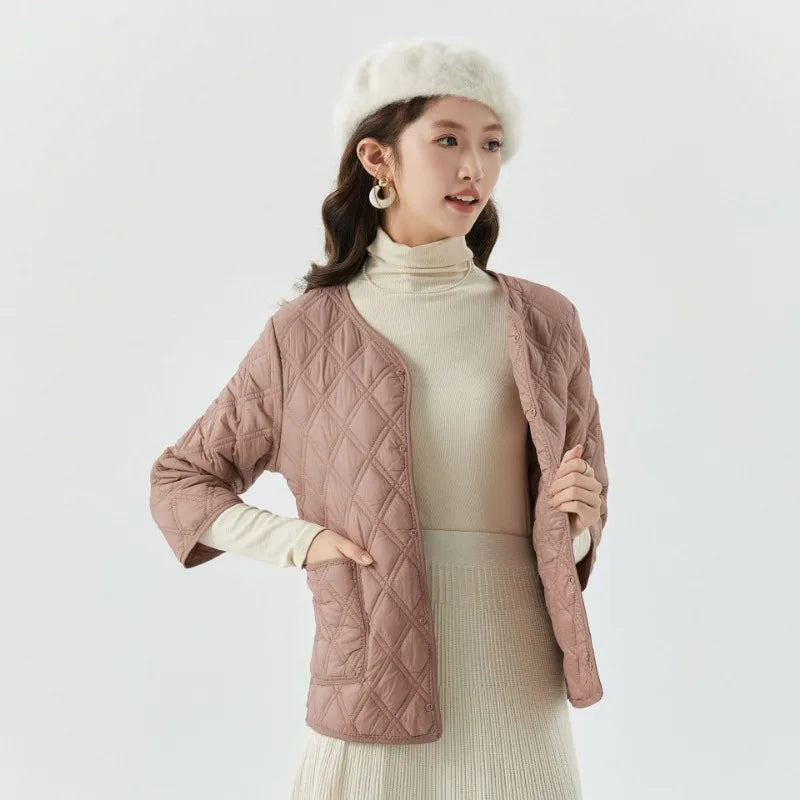 SoftNest Cropped Cotton Padded Jacket