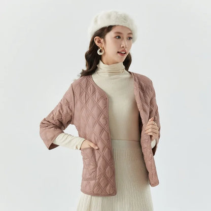 SoftNest Cropped Cotton Padded Jacket