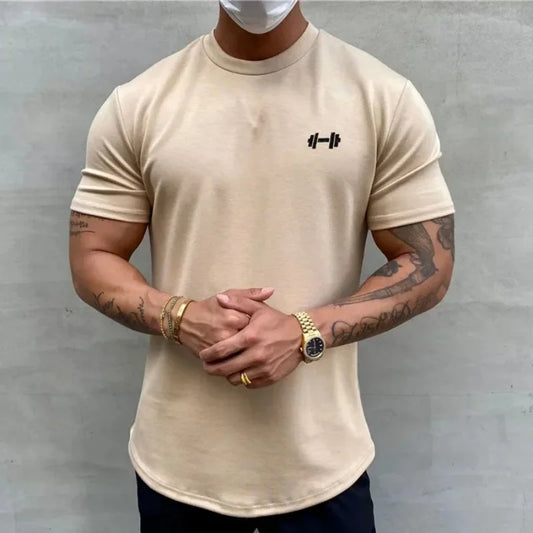 Slim Fit Cotton Gym T-Shirt