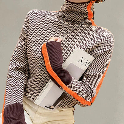 Elegant Slim Fit Turtleneck Sweater