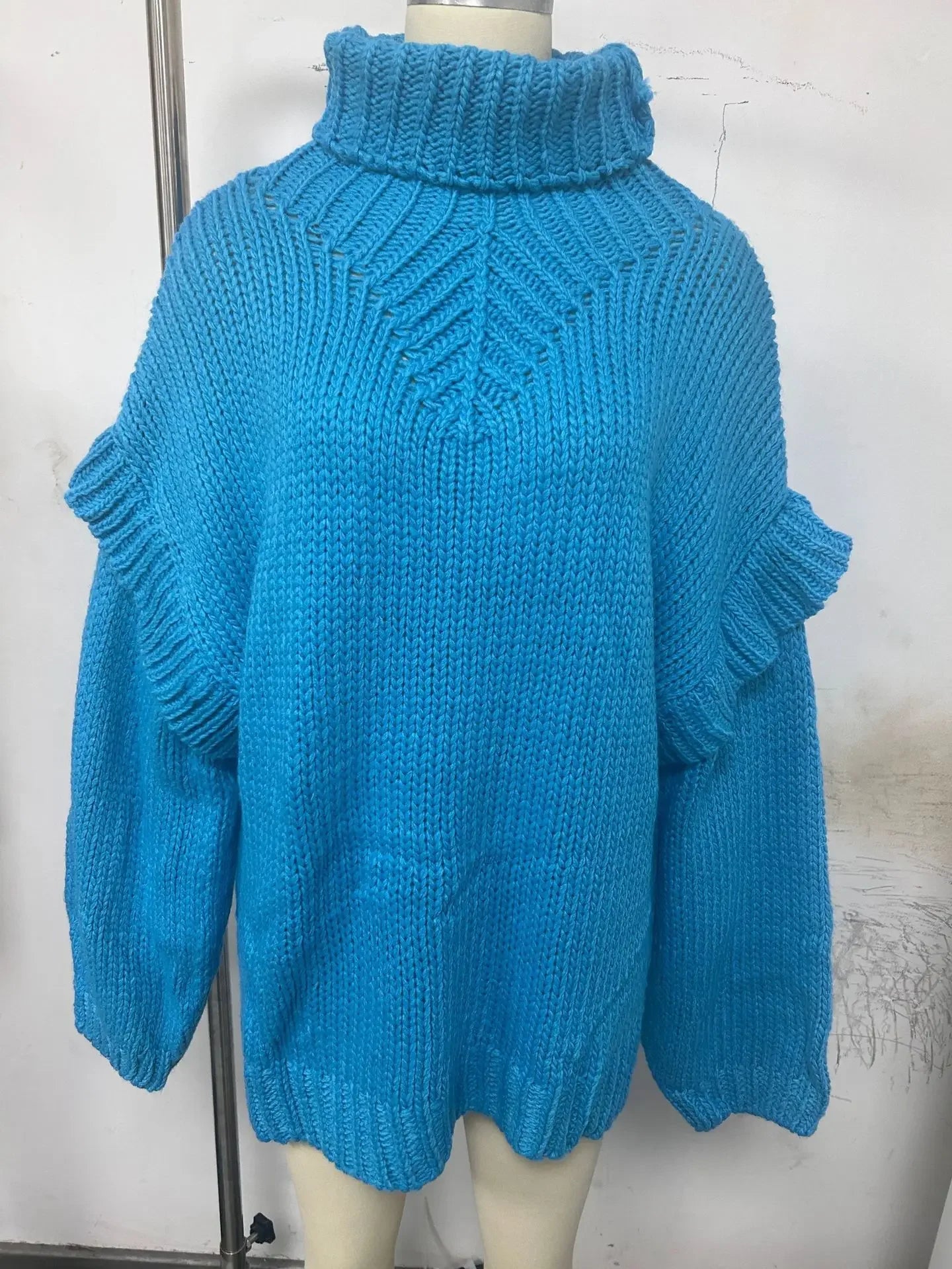 SnugCharm Oversized Winter Knit Sweater
