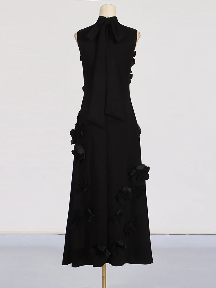 Lace Luxe Patchwork High Waist Dress