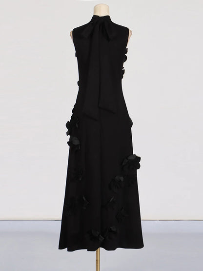 Lace Luxe Patchwork High Waist Dress
