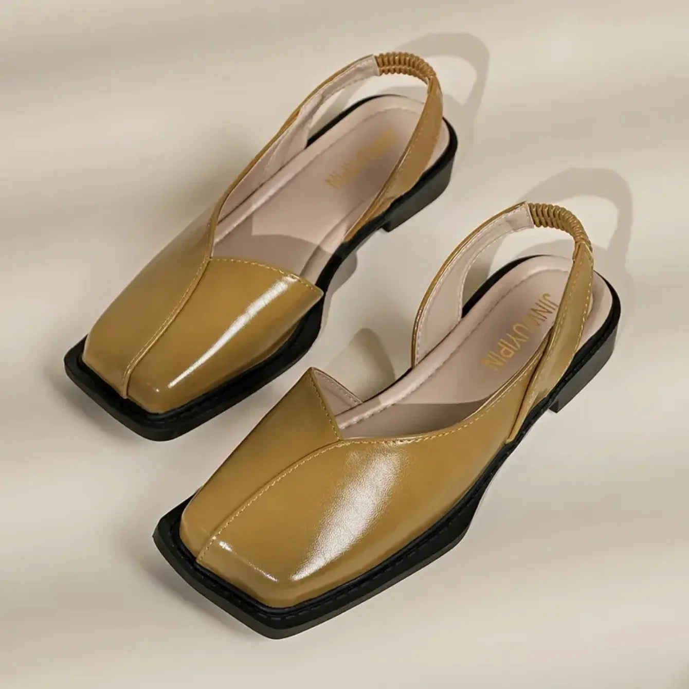 Elegance Ease Square Toe Sandals
