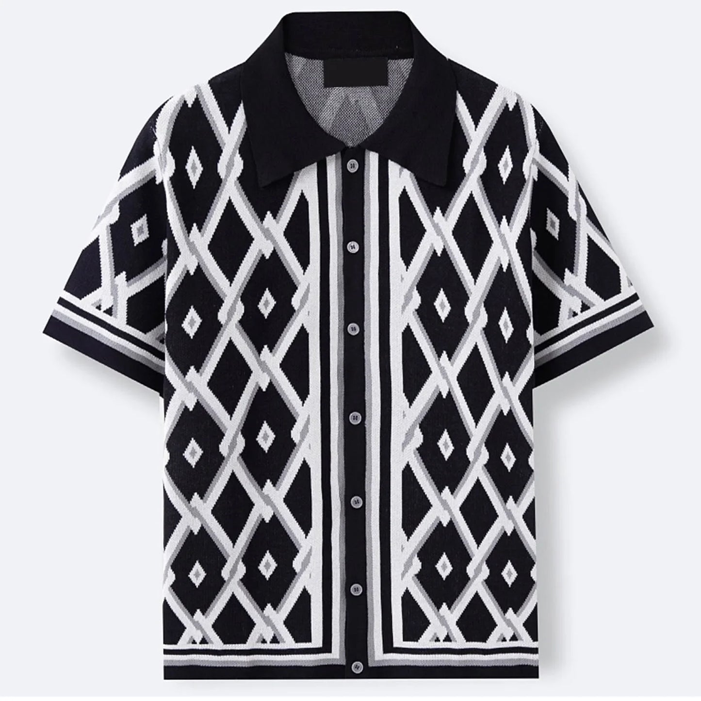 Retro Breeze Silk Longline Shirt