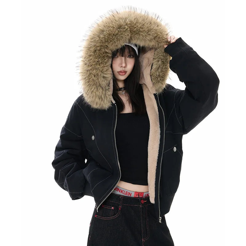 Women’s Winter Padded Hooded Cotton Jacket