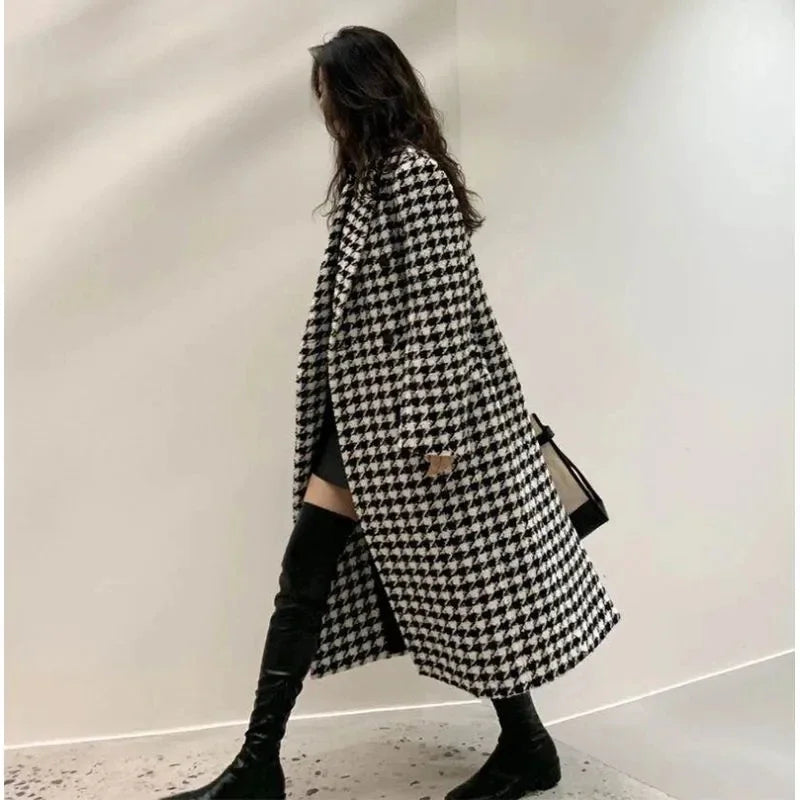 Heritage Check Woolen Overcoat