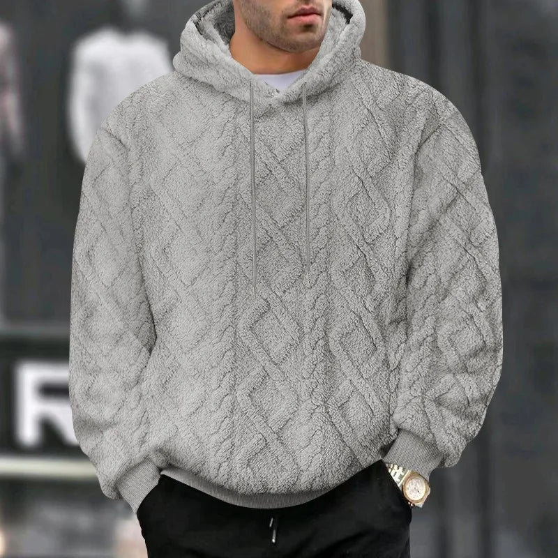 Shadow Weave Luxe Dual Velvet Hoodie