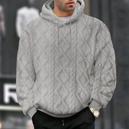 Shadow Weave Luxe Dual Velvet Hoodie