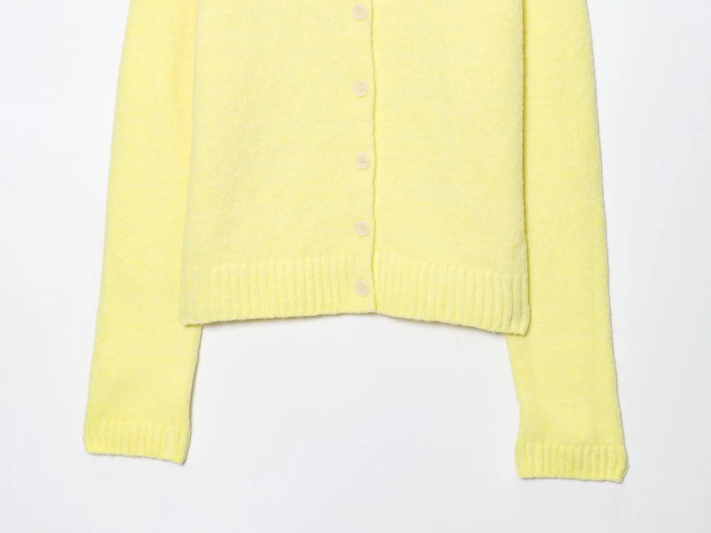 SunMuse Elegant Knit Button Cardigan