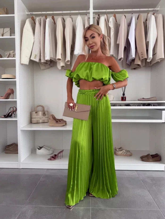 Off-Shoulder Tube Top Set