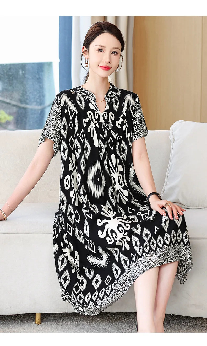 Plus Size Cotton Sleep Dress