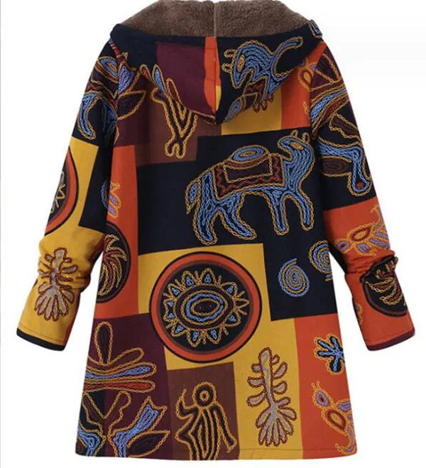 Women’s Floral Hooded Jacket