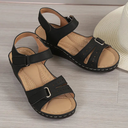 Soft Stride Wedge Sandals