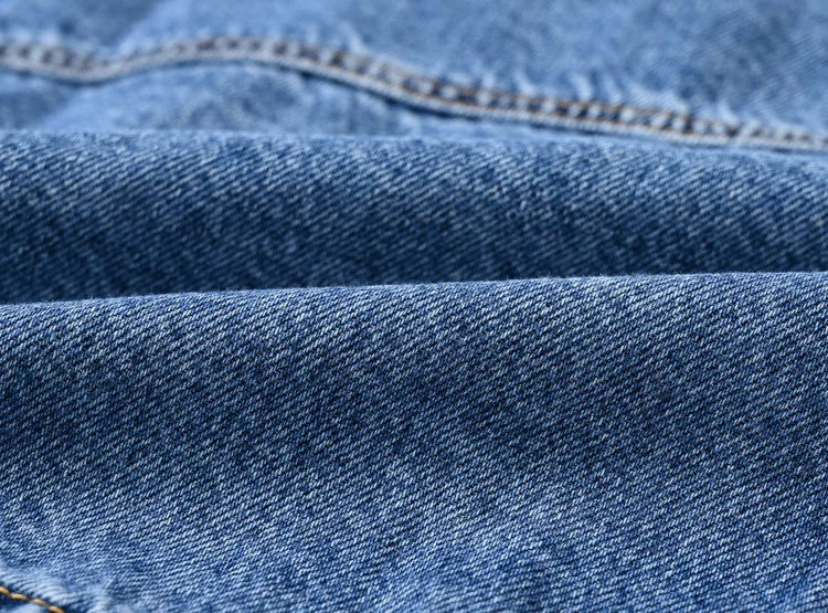 Moon Fade Button-Up Denim Coat
