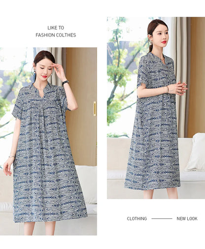 Plus Size Cotton Sleep Dress