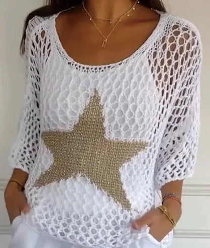 Starline Elegance Knit Commuter Top