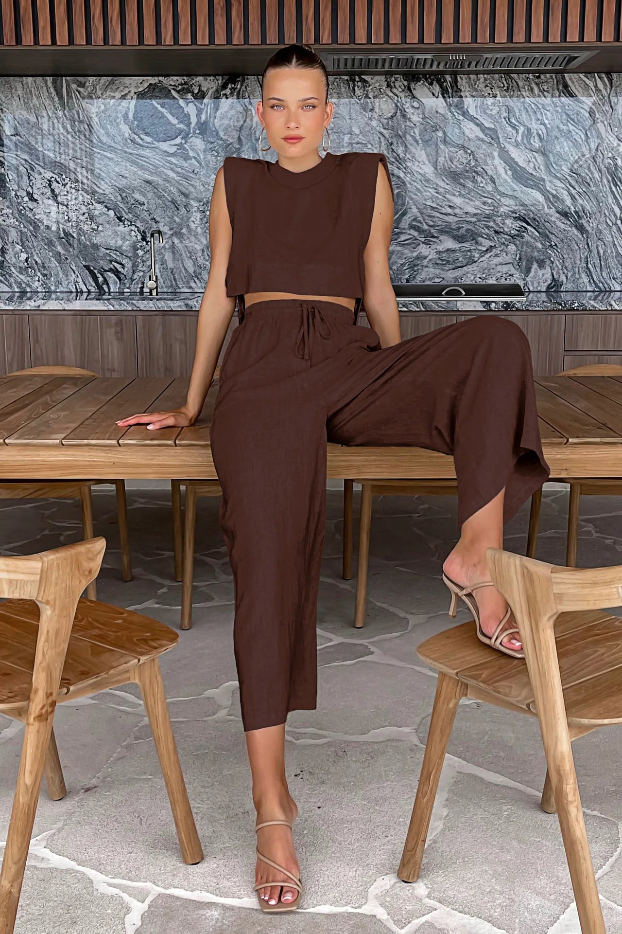 Chic Harmony Wide-Leg Pant Set