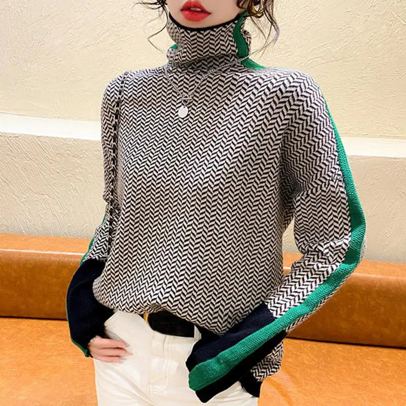 Elegant Slim Fit Turtleneck Sweater