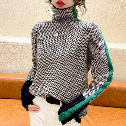 Elegant Slim Fit Turtleneck Sweater
