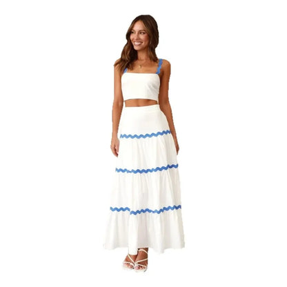 Wave Allure Strapless Dress