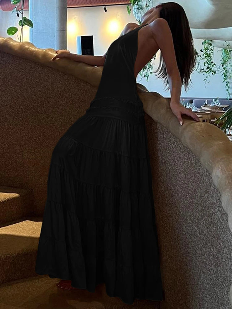 Enchanted Grace One-Shoulder Maxi Dress