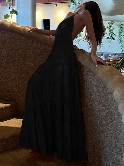 Enchanted Grace One-Shoulder Maxi Dress